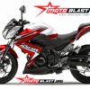 Decal Stiker Z 250 WHITE SPORTY RED
